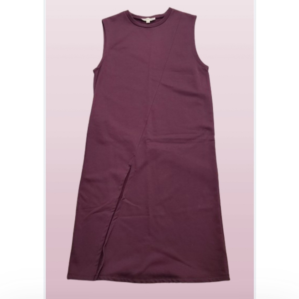 Grade & Gather Crewneck Sleevless Cotton Dress